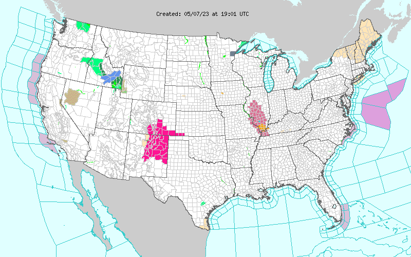 Weather across America image