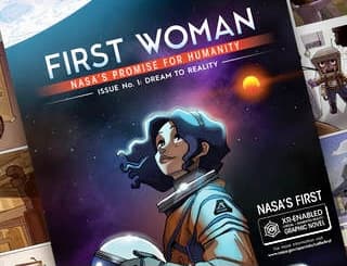 NASA Releases Interactive Graphic Novel “First Woman” image