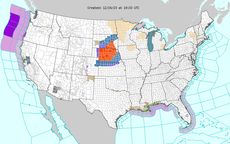 Weather across America image