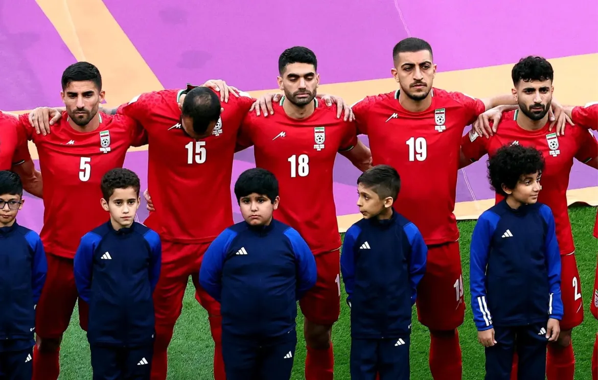 Iran national team refuses to sing national anthem at World Cup image