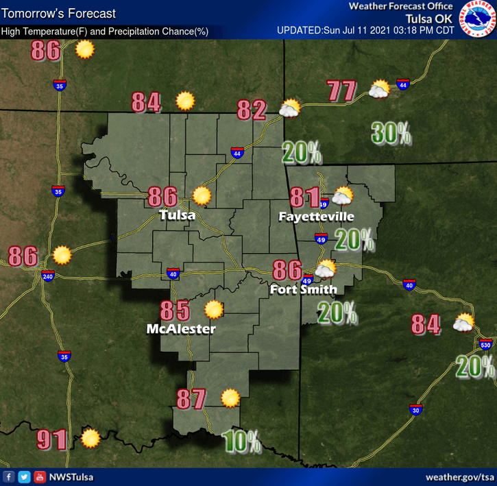 A break between storms predicted next week image