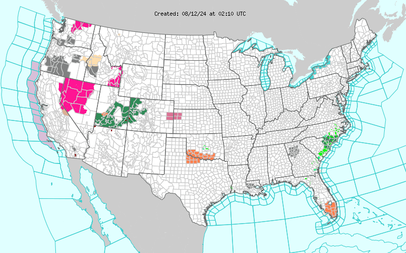 Weather across America image