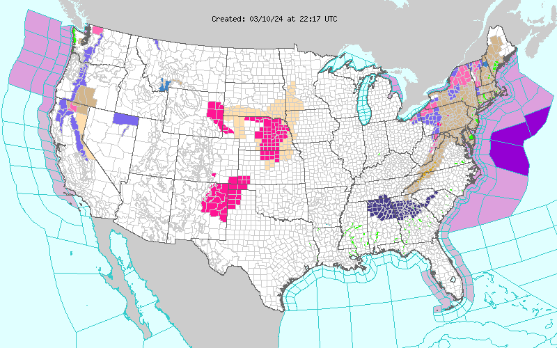 Weather across America  image