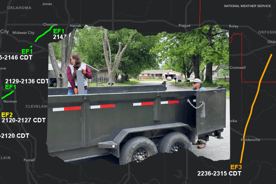 “That tornado took every bit of security I had”: Life after the Holdenville tornado image