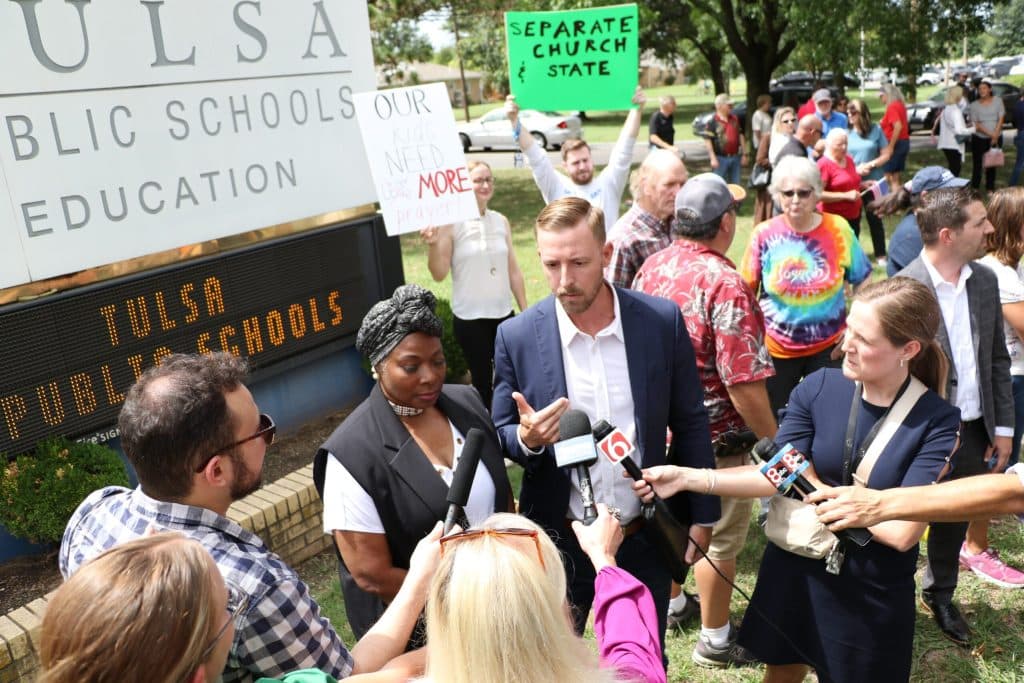 Oklahoma paid for Ryan Walters’ travel for speaking engagements, media appearances and a horror movie premiere image