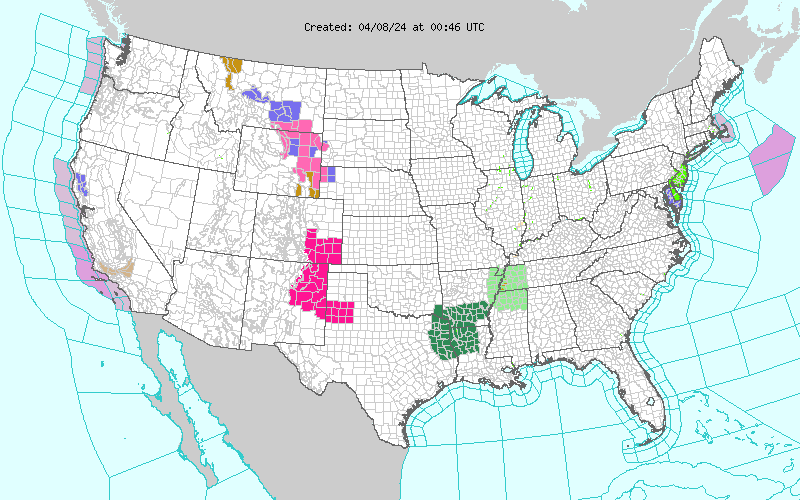 Weather across America image