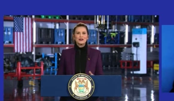 Whitmer touches on lower costs for insulin and electric vehicles during SOTS image