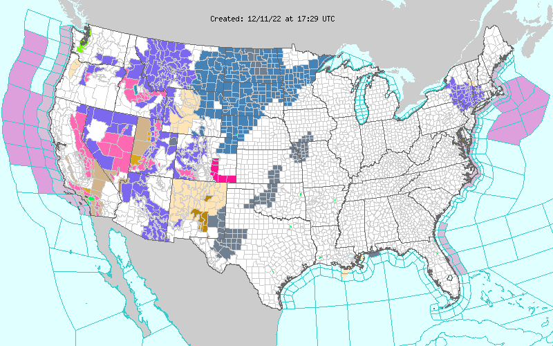 Weather across America image