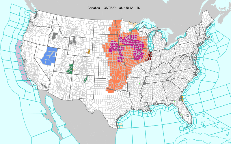 Weather across America  image