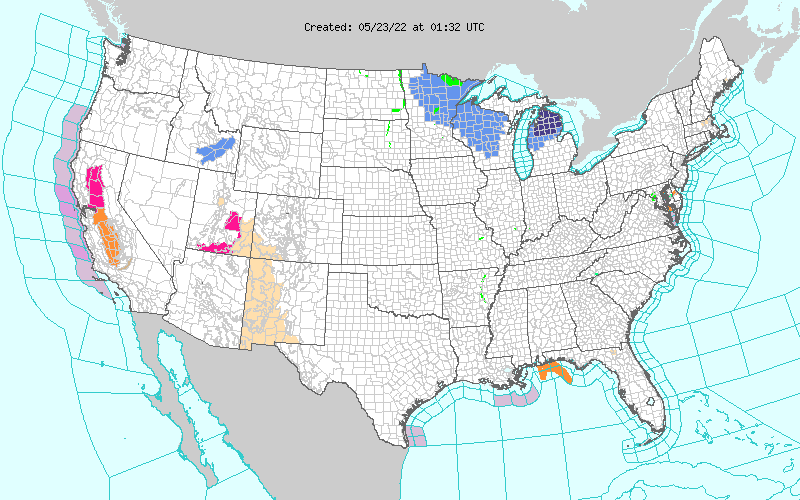 Weather across America image