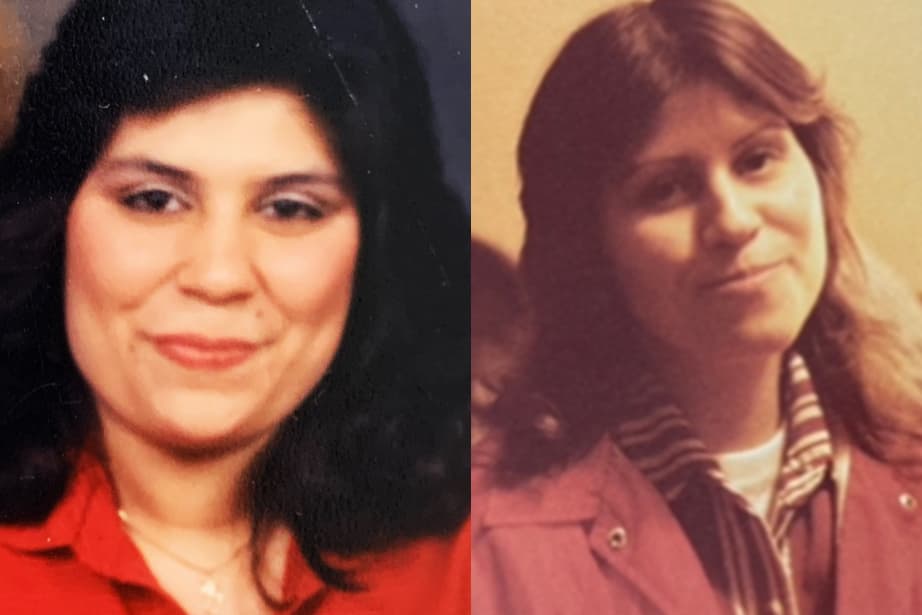 Can you help identify these two women? image