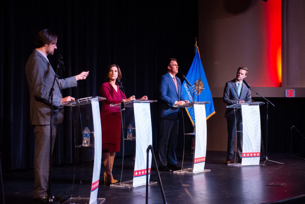 We fact-checked the Oklahoma governor’s debate between Kevin Stitt and Joy Hofmeister image