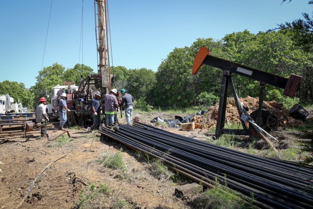 Who’s responsible for cleaning up abandoned oil wells on the Osage Reservation? image