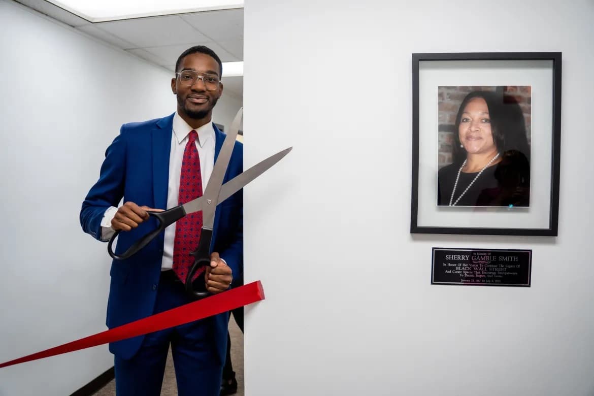 New Black Wall Street Business Center opens in Tulsa image