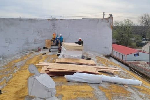Historic Tall Chief Theater in Fairfax rises again with a new roof image