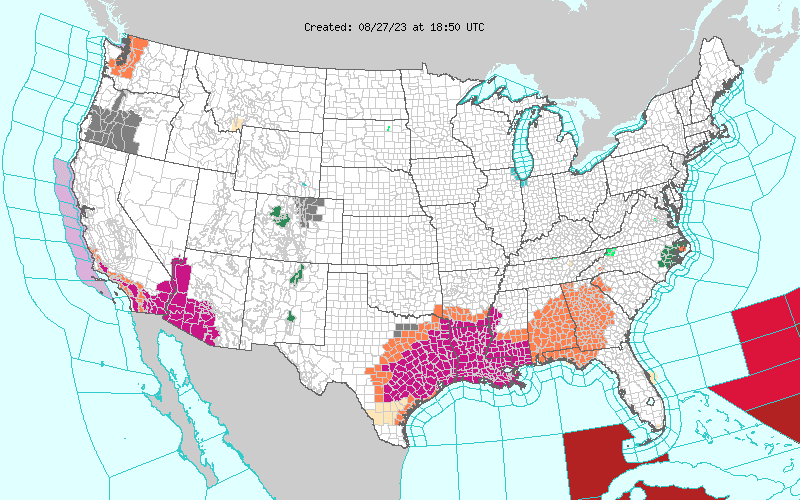 Weather across America image