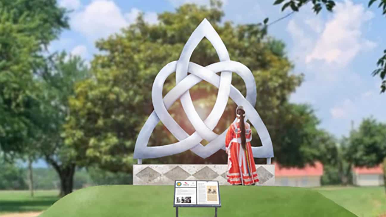 Eternal Heart sculpture to honor Irish connection in Choctaw Nation  image