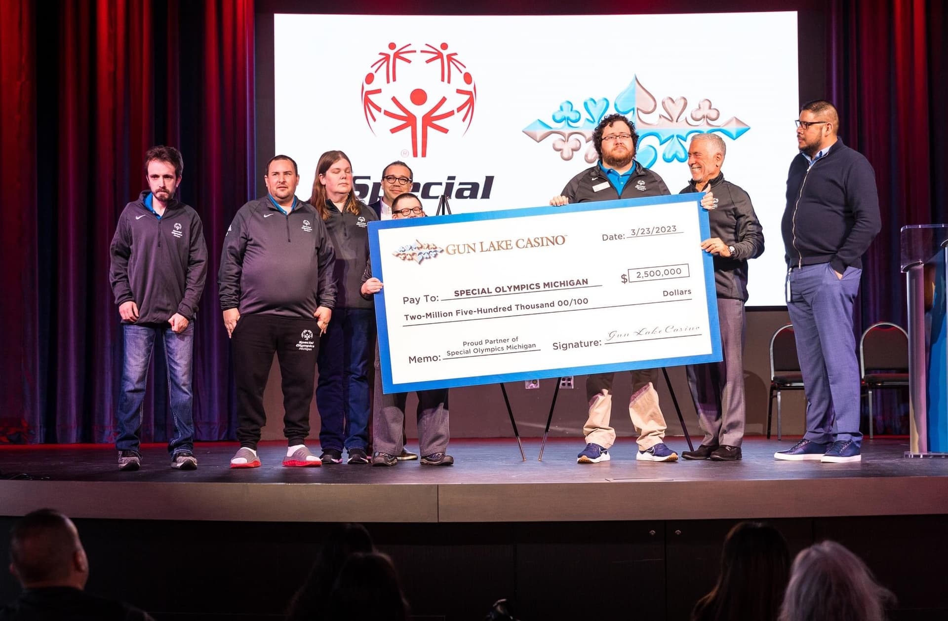 Gun Lake Casino and Gun Lake Tribe giving $2.5 million sponsorship to Special Olympics image
