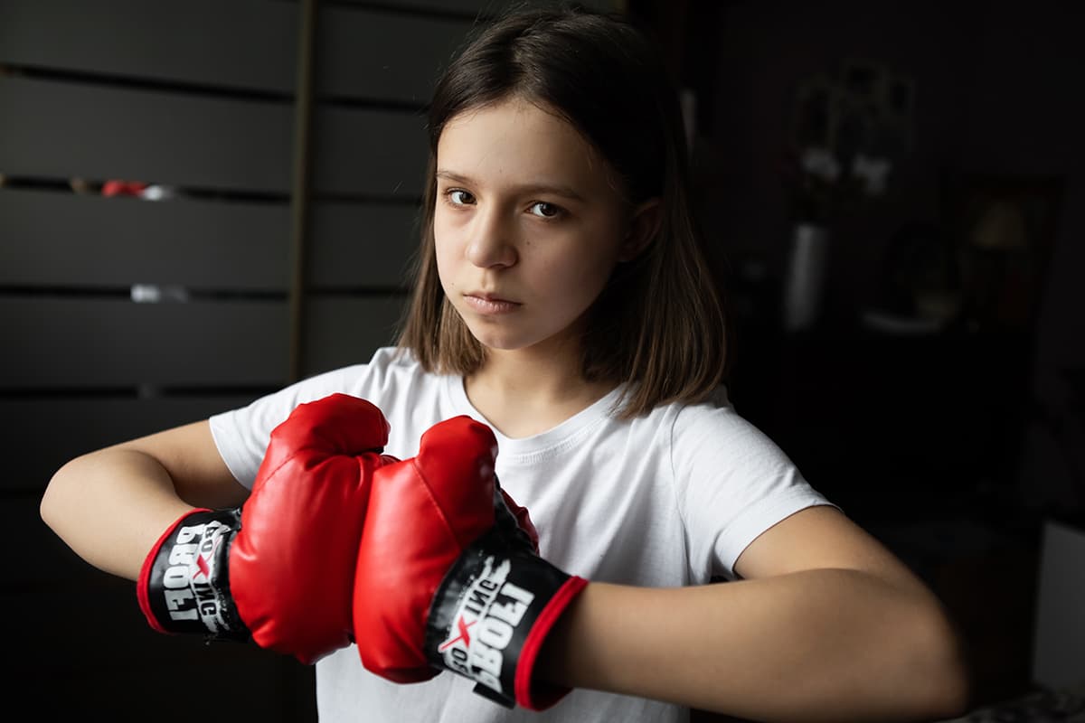 Introducing children to self-defense image