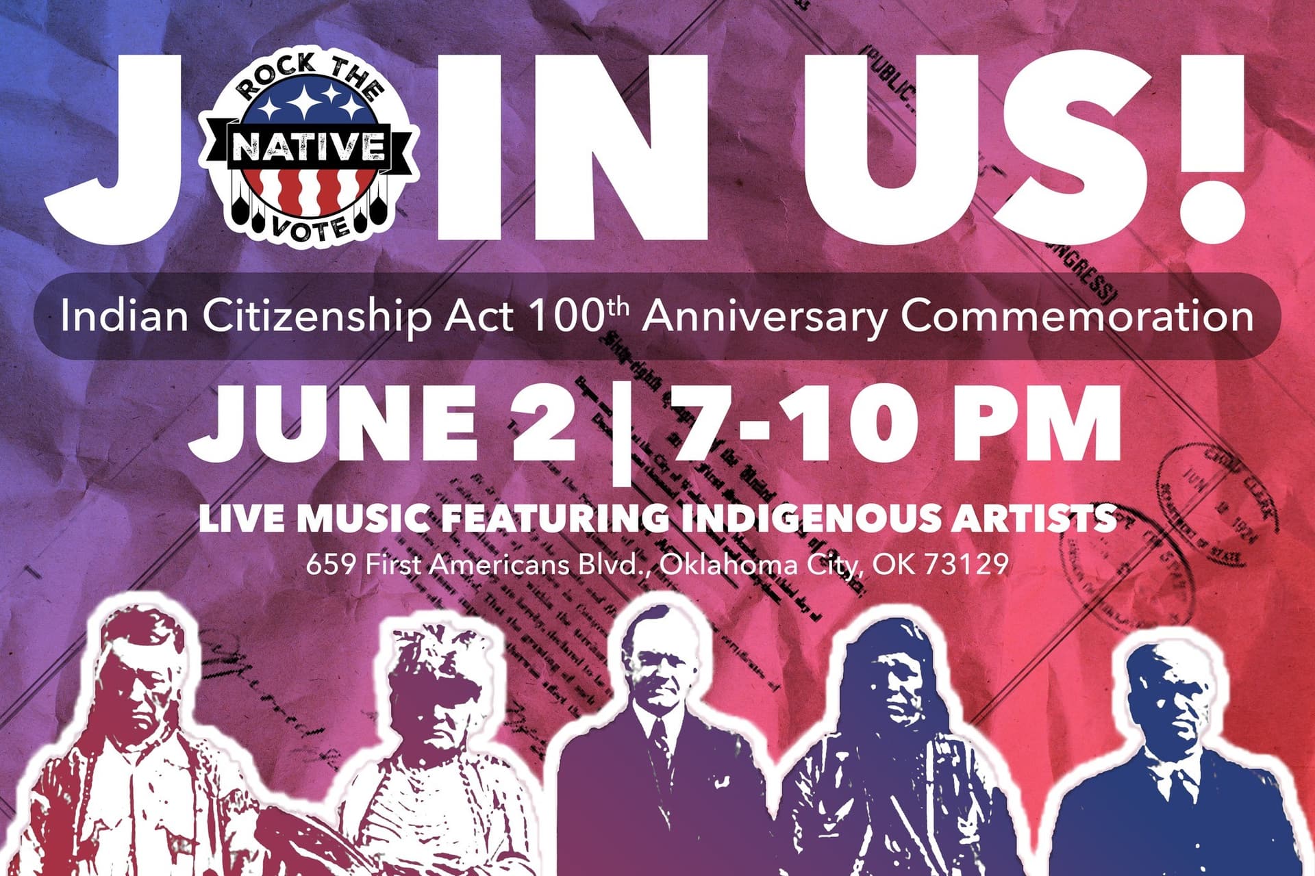 100th Anniversary of the Indian Citizenship Act Commemoration Event to be held June 2 image