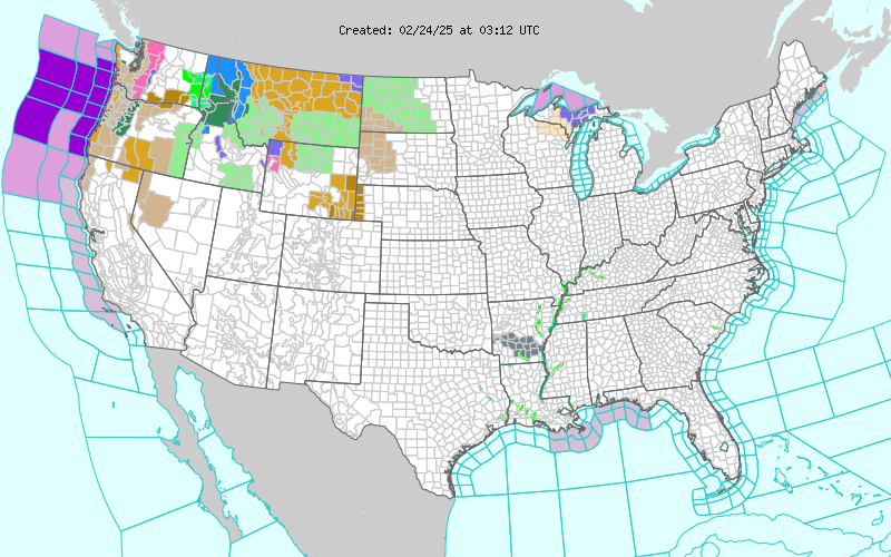Weather across America image