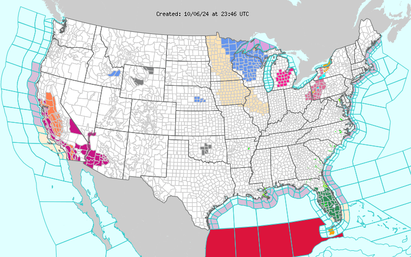 Weather across America image