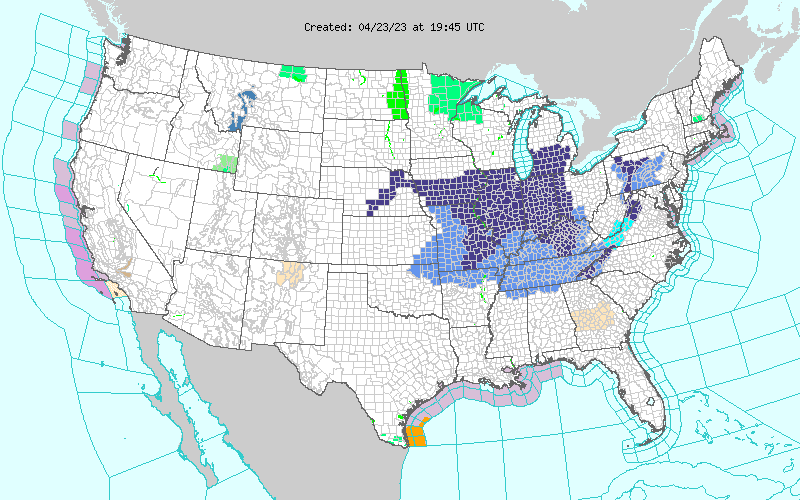 Weather across America image
