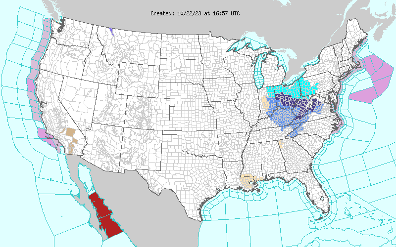 Weather across America image