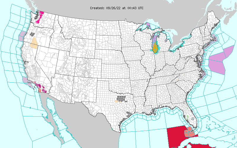 Weather across America  image