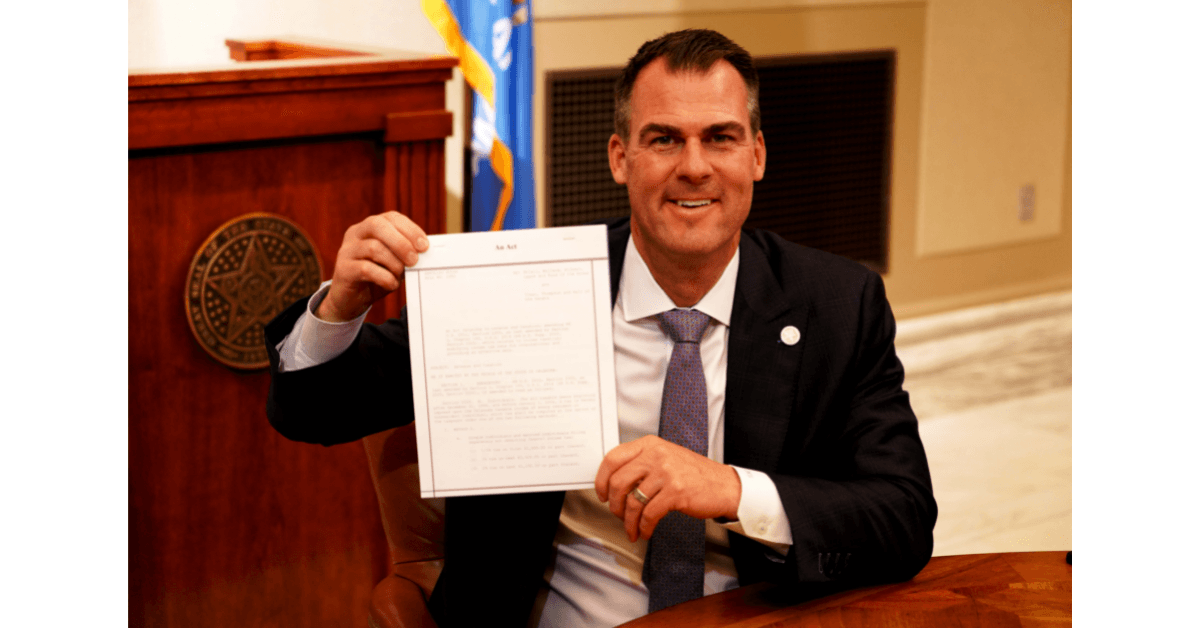 Governor Stitt Signs Legislation Cutting Income Taxes and Increasing Investment in Education image
