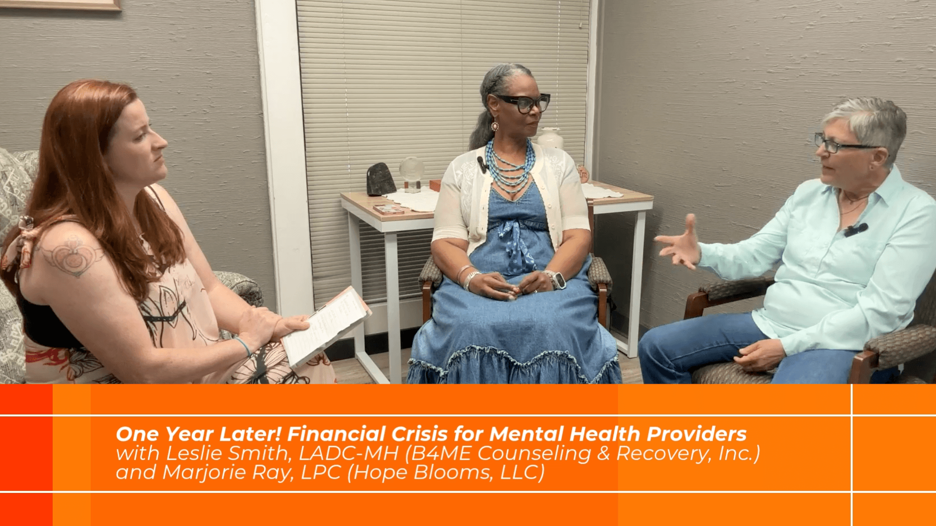 Transcript: One Year Later! Financial Crisis for Mental Health Providers image