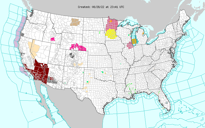 Weather across America image