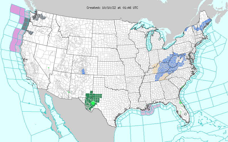 Weather across America image