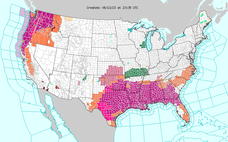 Weather across America  image