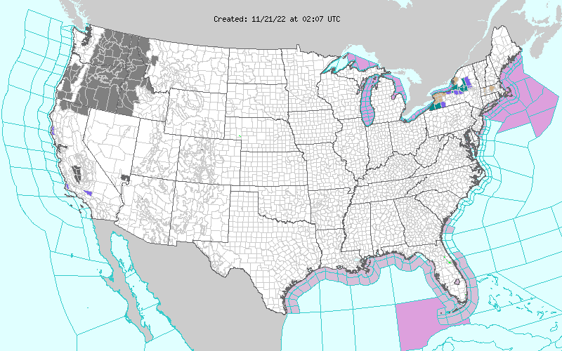 Weather across America image