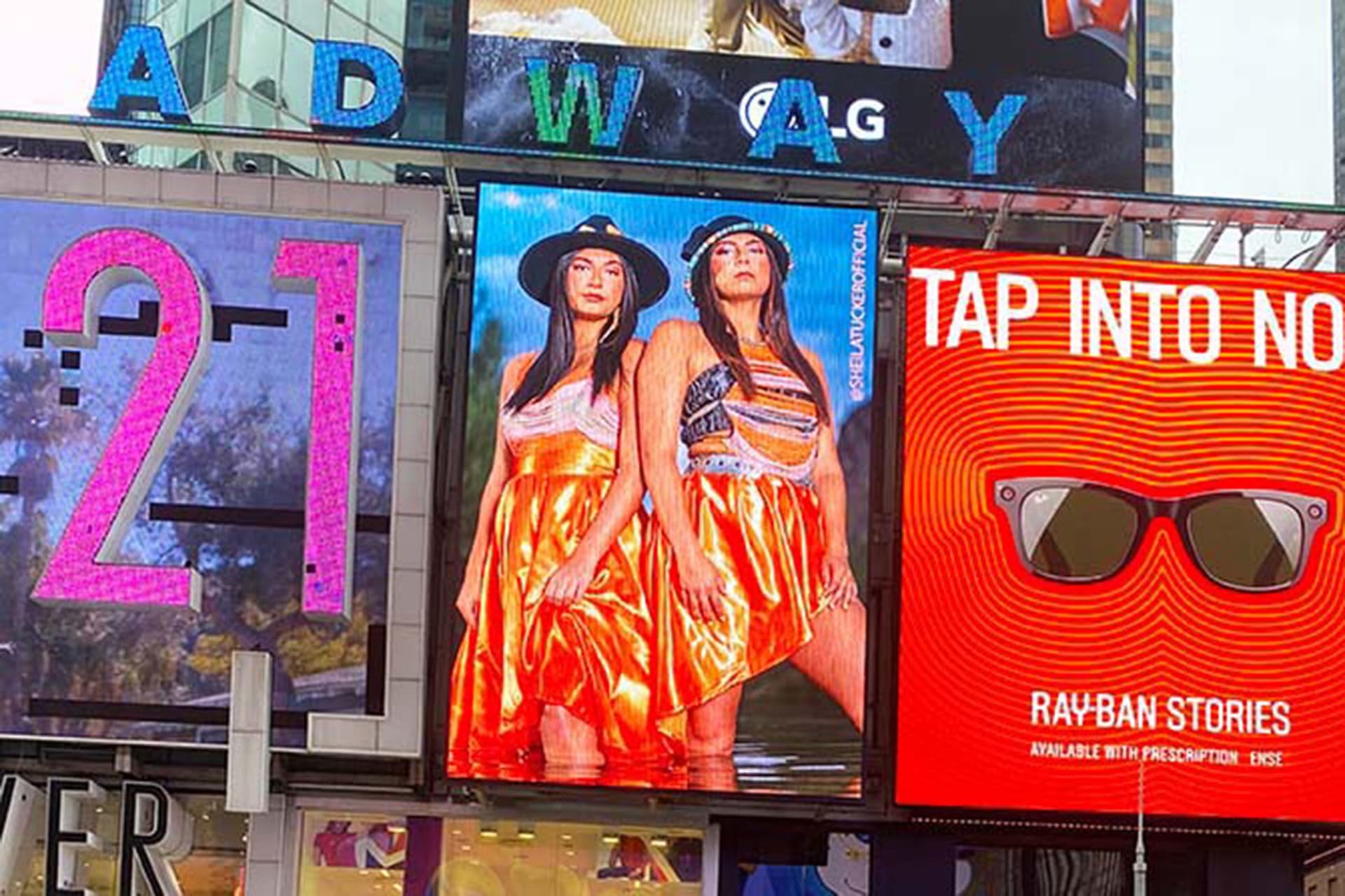 Muscogee Models Return from Times Square image