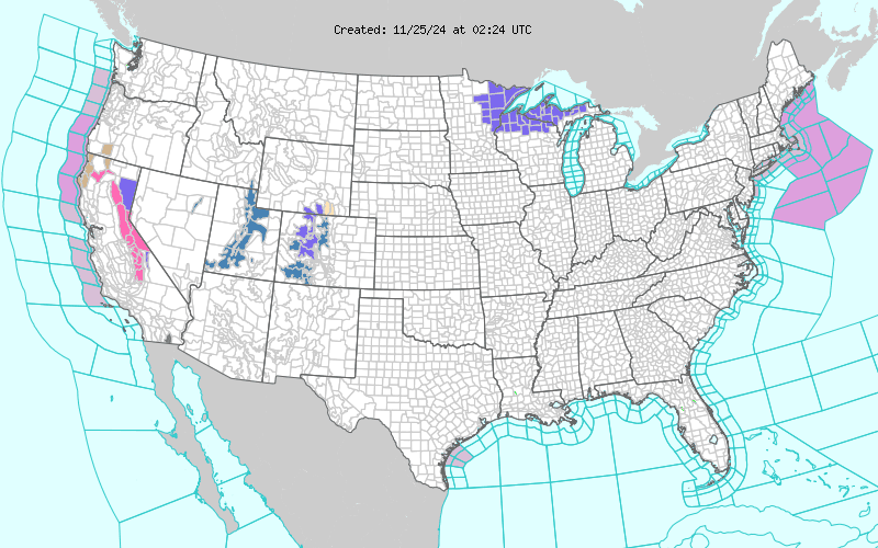 Weather across America image