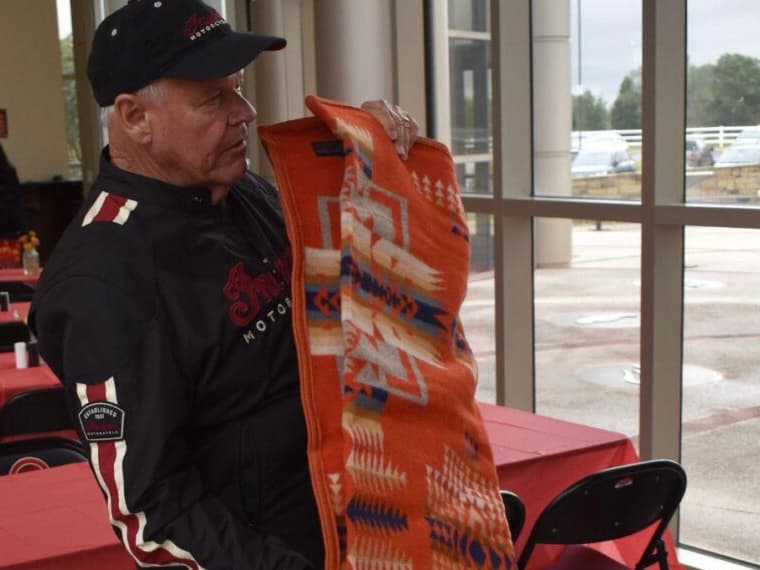 Trail of Tears Memorial Ride stops at College of Muscogee Nation image