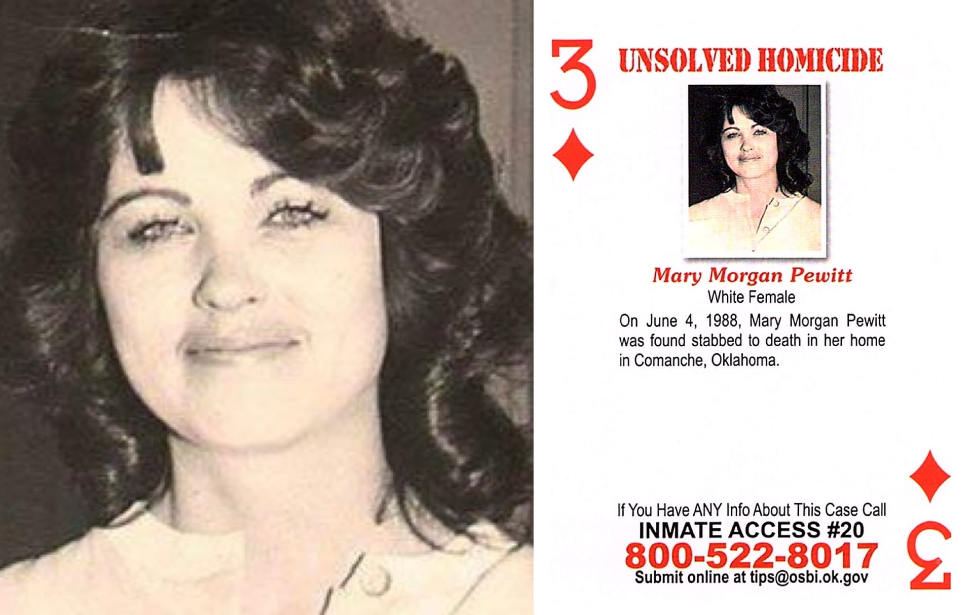 $10k reward offered in 33-year-old cold case image