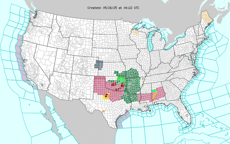 Weather across America image