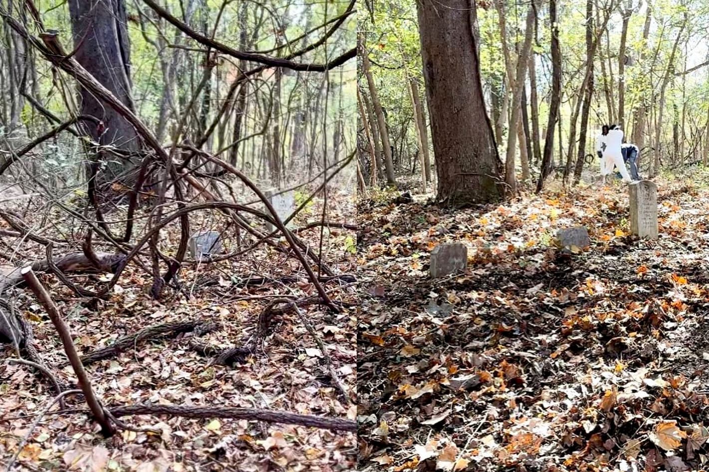 Relatives and friends pitch in to help care for loved ones at Agency Cemetery  image
