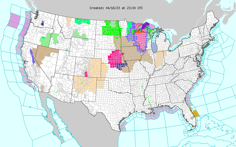 Weather across America image