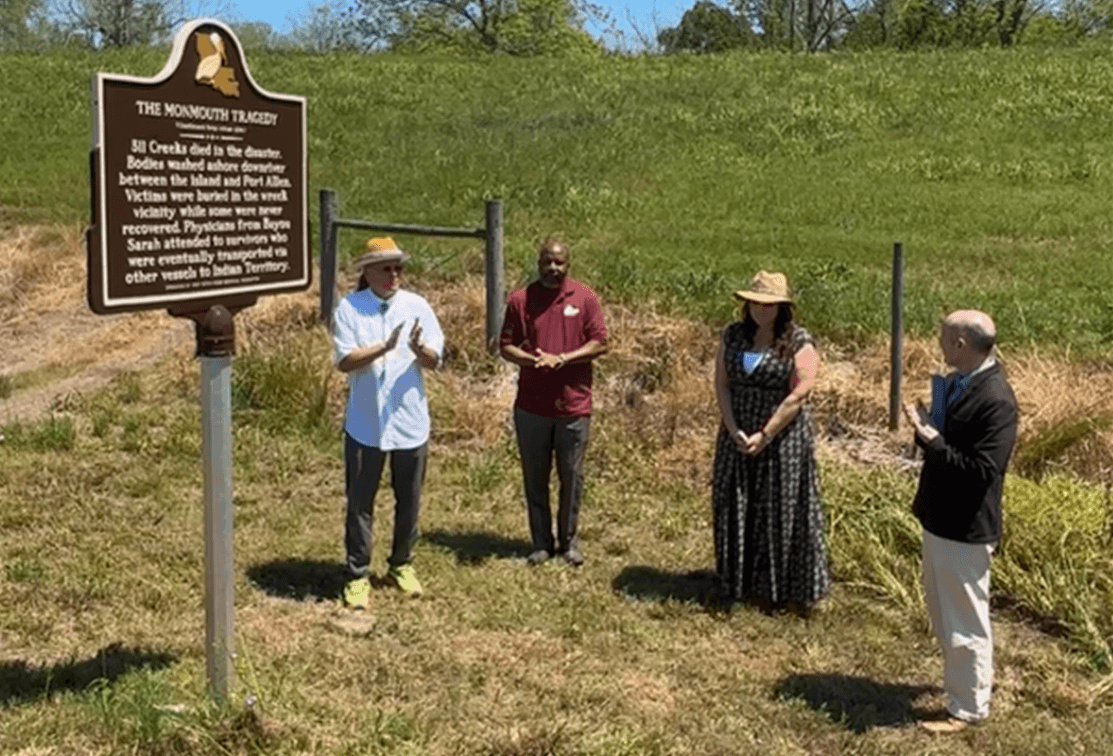 More than 300 Mvskoke killed in steamboat wreck honored in Louisiana image