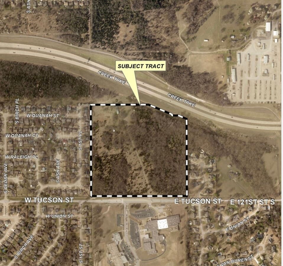 Residents protesting zoning change for Broken Arrow housing development image