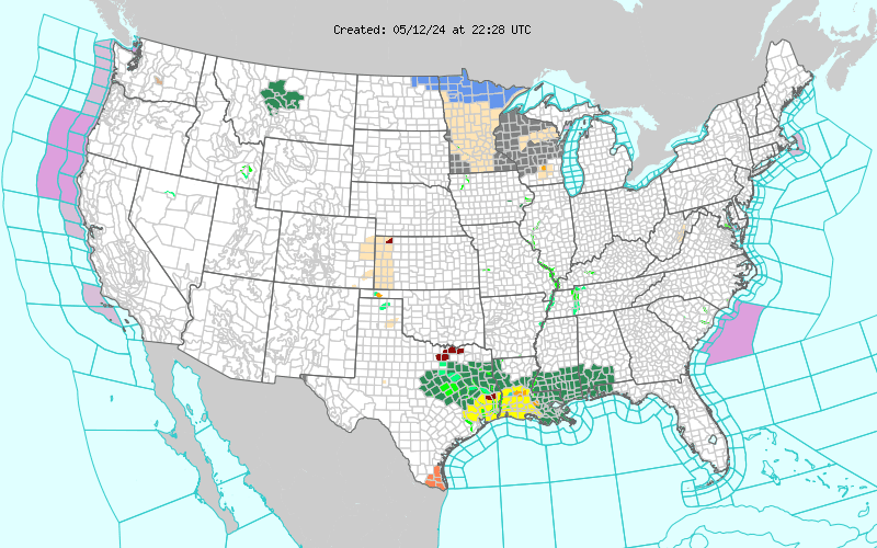 Weather across America image