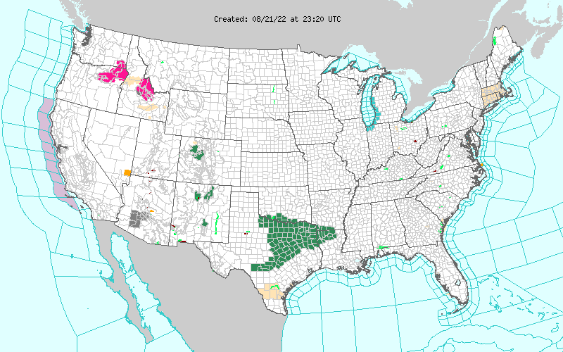 Weather across America image