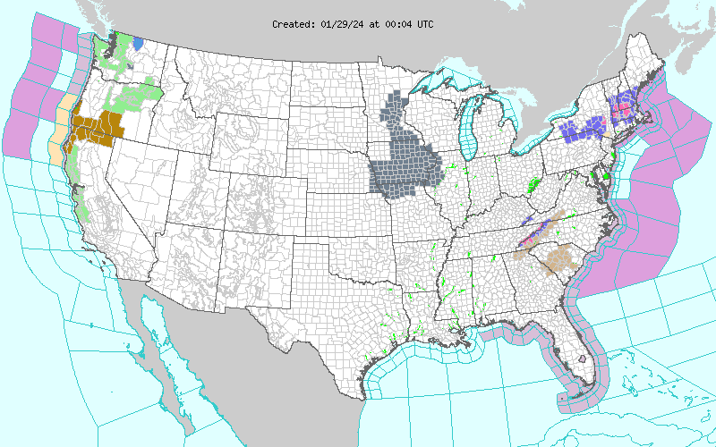 Weather across America image