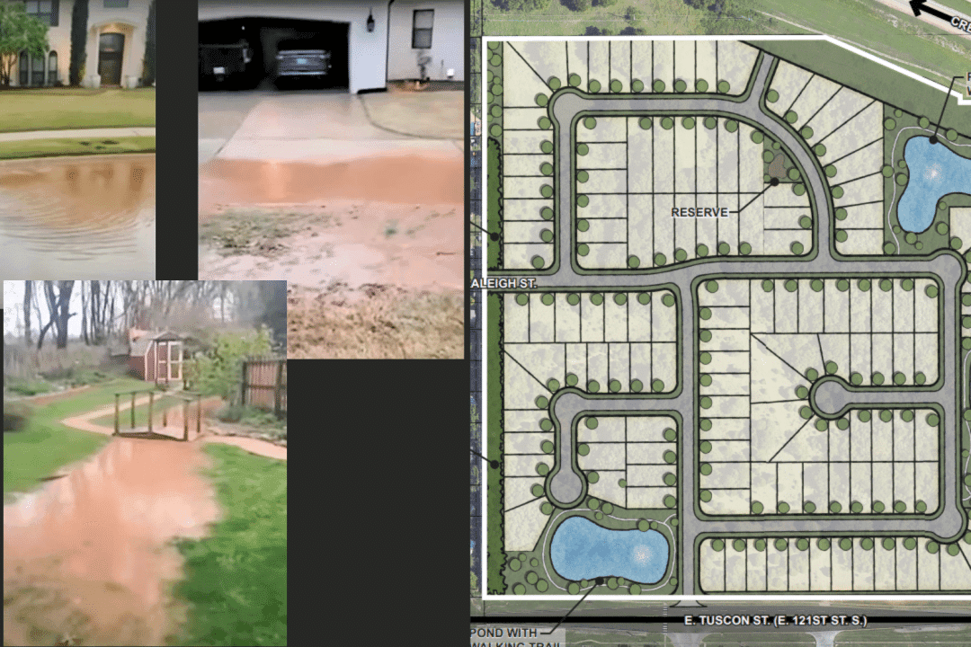 Residents complain after Broken Arrow housing project floods neighborhood image