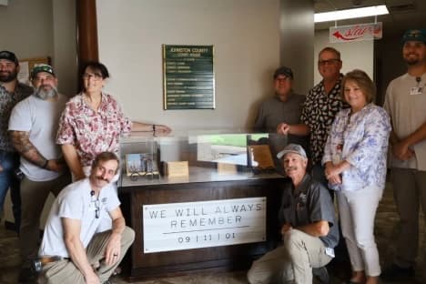 A southeast Oklahoma community remembers how one senior class persevered to secure a piece of 9/11 history image