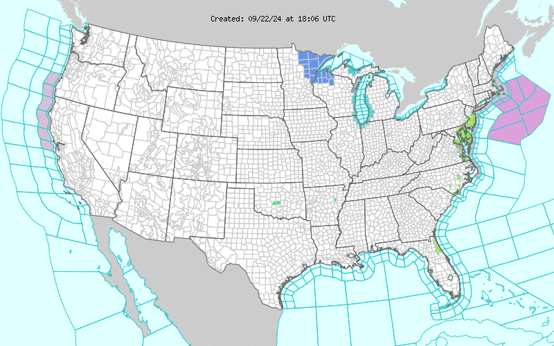 Weather across America image